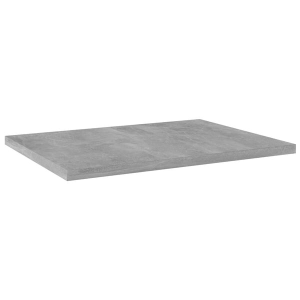 vidaXL 4 db betonsz&uuml;rke szerelt fa k&ouml;nyvespolc 40 x 30 x 1,5 cm