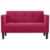 vidaXL bord&oacute; b&aacute;rsony loveseat kanap&eacute; 111 cm