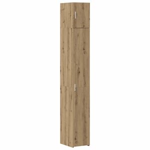 vidaXL Polcos t&aacute;rol&oacute;szekr&eacute;ny K&eacute;zműves T&ouml;lgy 30 x 42,5 x 225 cm