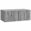 vidaXL Fali TV szekr&eacute;ny 78,5 x 31 cm Sz&uuml;rke Sonoma Szerelt Fa