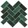 vidaXL Halv&aacute;ny Csempe 20 db S&ouml;t&eacute;tz&ouml;ld 30 x 30 cm Poliuret&aacute;n &eacute;s PET