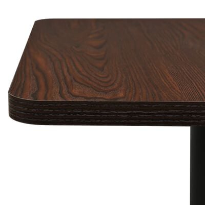 vidaXL sötétbarna bisztróasztal 60 x 60 x 107 cm