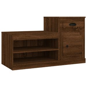 vidaXL barna t&ouml;lgysz&iacute;nű szerelt fa cipősszekr&eacute;ny 100x42x60 cm