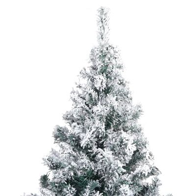 vidaXL zöld PVC műkarácsonyfa hóval 240 cm