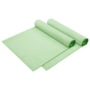 vidaXL Napoz&oacute; t&ouml;r&ouml;lk&ouml;zők 2 pcs Z&ouml;ld 210 x 75 cm Poli&eacute;szter &eacute;s poliamid
