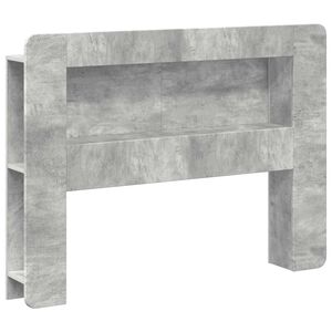 vidaXL Fejhajt&oacute; szekr&eacute;ny t&aacute;rol&oacute;val Betonsz&uuml;rke M&eacute;rn&ouml;ki fa