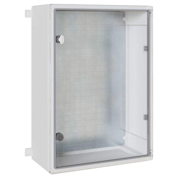 vidaXL Vez&eacute;rlőszekr&eacute;ny Sz&uuml;rke 50 x 24,5 x 70 cm ABS Műanyag