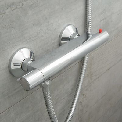 SCHÜTTE VICO krómszínű termosztátos zuhanycsaptelep