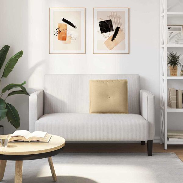 vidaXL Hátpárna Szürke zöld 50 x 45 cm Bársonyos szövet