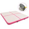 vidaXL r&oacute;zsasz&iacute;n PVC felf&uacute;jhat&oacute; tornamatrac pump&aacute;val 200 x 200 x 20 cm