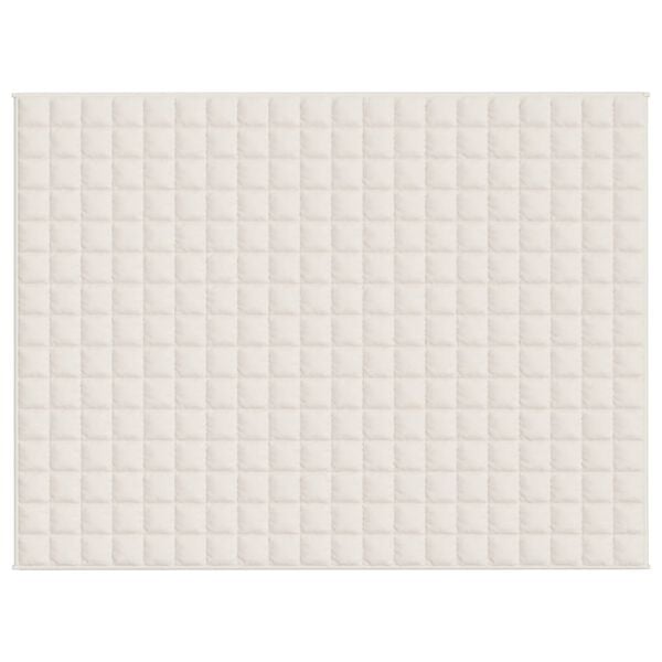 vidaXL vil&aacute;gos kr&eacute;msz&iacute;nű sz&ouml;vet s&uacute;lyozott takar&oacute; 152 x 203 cm 11 kg