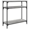 vidaXL sz&uuml;rke sonoma sz&iacute;nű szerelt fa konzolasztal 75 x 29 x 75 cm