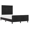 vidaXL Boxrug&oacute;s &aacute;gy fejt&aacute;ml&aacute;val Fekete 120 x 190 cm B&aacute;rsony