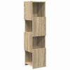 vidaXL Sarokszekr&eacute;ny 25,5x25x102cm Szerelt Fa Sonoma t&ouml;lgy