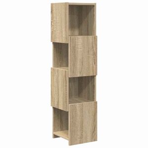 vidaXL Sarokszekr&eacute;ny 25,5x25x102cm Szerelt Fa Sonoma t&ouml;lgy