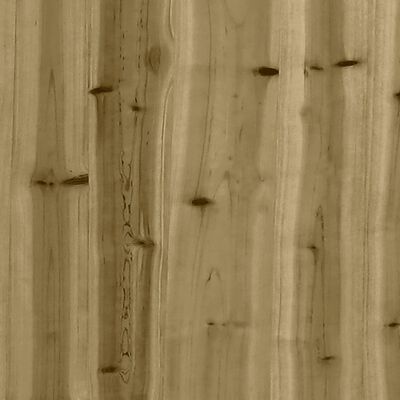 vidaXL impregnált fenyőfa ültetőasztal polcokkal 82,5 x 50 x 86,5 cm