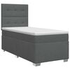 vidaXL Boxspring &aacute;gy matraccal S&ouml;t&eacute;tsz&uuml;rke 80 x 200 cm Sz&ouml;vet