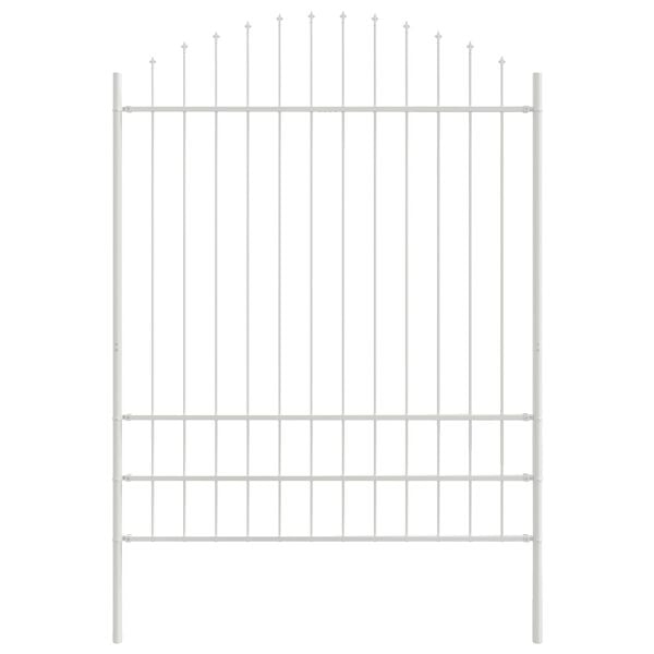 vidaXL Kerti Ker&iacute;t&eacute;s 6 pcs Feh&eacute;r 170 x 225 cm Porsz&oacute;rt ac&eacute;l