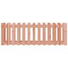 vidaXL tömör duglászfenyő kerti magaságyás kerítéssel 150x50x50 cm