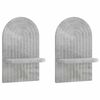 vidaXL Falpolc 2 db Betonsz&uuml;rke 23 x 13.5 x 37.5 cm Szerelt Fa