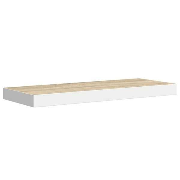 vidaXL t&ouml;lgysz&iacute;nű &eacute;s feh&eacute;r MDF lebegő fali polc 60 x 23,5 x 3,8 cm
