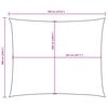 vidaXL t&oacute;psz&iacute;nű t&eacute;glalap alak&uacute; oxford-sz&ouml;vet napvitorla 6 x 7 m