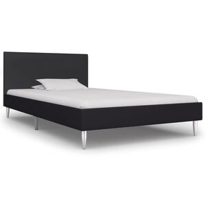 vidaXL fekete sz&ouml;vetk&aacute;rpitoz&aacute;s&uacute; &aacute;gykeret 90 x 200 cm
