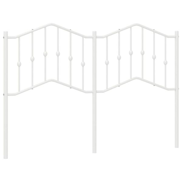 vidaXL feh&eacute;r f&eacute;m fejt&aacute;mla 140 cm