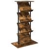 vidaXL Magazin &aacute;llv&aacute;ny F&uuml;st&ouml;lt t&ouml;lgy 68 x 40 x 123.5 cm Szerelt Fa