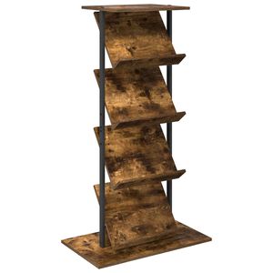vidaXL Magazin &aacute;llv&aacute;ny F&uuml;st&ouml;lt t&ouml;lgy 68 x 40 x 123.5 cm Szerelt Fa