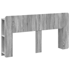 vidaXL Fejhajt&oacute; szekr&eacute;ny t&aacute;rol&oacute;val Sz&uuml;rke Sonoma Szerelt Fa