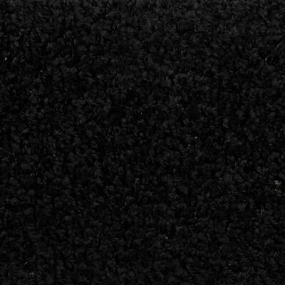vidaXL 15 db fekete lépcsőszőnyeg 65 x 21 x 4 cm