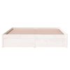 vidaXL fehér tömör fa ágykeret 140x200 cm