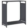 vidaXL antracitsz&uuml;rke hidegen hengerelt ac&eacute;l tűzifat&aacute;rol&oacute; 60x28x65 cm