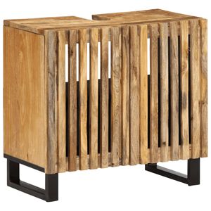 vidaXL t&ouml;m&ouml;r mang&oacute;fa f&uuml;rdőszobai mosd&oacute;szekr&eacute;ny 62 x 34 x 58 cm