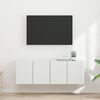 vidaXL TV Fali Szekr&eacute;ny 2 pcs Feh&eacute;r 59,5 x 31 x 40 cm Faanyag