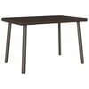 vidaXL t&eacute;glalap barna polyrattan kerti doh&aacute;nyz&oacute;asztal 60x40x37cm