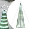 vidaXL hideg feh&eacute;r LED kar&aacute;csonyfa 1028 LED 403 cm