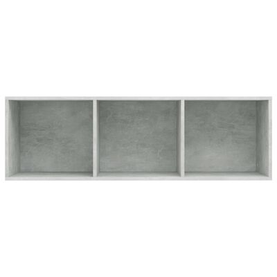 vidaXL betonszürke forgácslap könyv-/TV-szekrény 36 x 30 x 114 cm