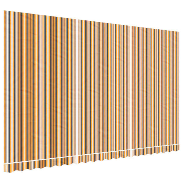 vidaXL többszínű csíkos pótszövet napellenzőhöz 5 x 3 m