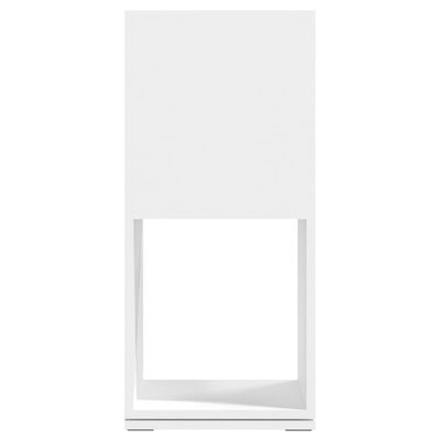 vidaXL fehér forgácslap forgószekrény 34,5x34,5x75,5 cm
