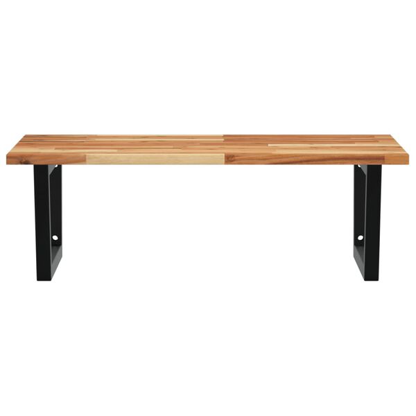 vidaXL ac&eacute;l &eacute;s t&ouml;m&ouml;r ak&aacute;cfa falra szerelhető mosd&oacute;polc