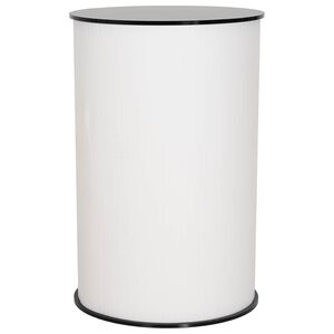 vidaXL Ki&aacute;ll&iacute;t&aacute;si pult Fekete &eacute;s Feh&eacute;r &Oslash; 60 x 93 cm Szerelt fa &eacute;s PP
