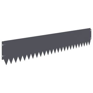 vidaXL Fűszeg&eacute;lyez&eacute;s 30 pcs 103 x 20 cm Ac&eacute;l Antracitsz&uuml;rke