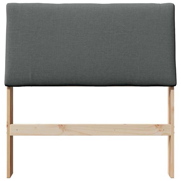 vidaXL K&aacute;rpitozott fejt&aacute;mla S&ouml;t&eacute;tsz&uuml;rke 90 cm T&ouml;m&ouml;r fenyőfa