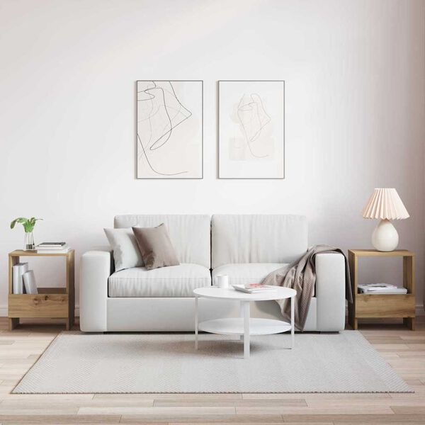 vidaXL Magazin &aacute;llv&aacute;ny 2 pcs Artisan t&ouml;lgy 35 x 30 x 45 cm