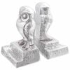 vidaXL K&ouml;nyvt&aacute;maszok 2 db Ez&uuml;st 12 x 9 x 19 cm Alum&iacute;nium