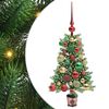 vidaXL Kar&aacute;csonyfa 150 LED-del &aacute;llv&aacute;nnyal Z&ouml;ld 65 cm PE