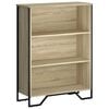 vidaXL sonoma t&ouml;lgy szerelt fa k&ouml;nyvespolc 80 x 31 x 106 cm