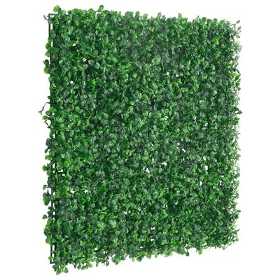 vidaXL 6 db zöld műcserjelevél-kerítés 50 x 50 cm